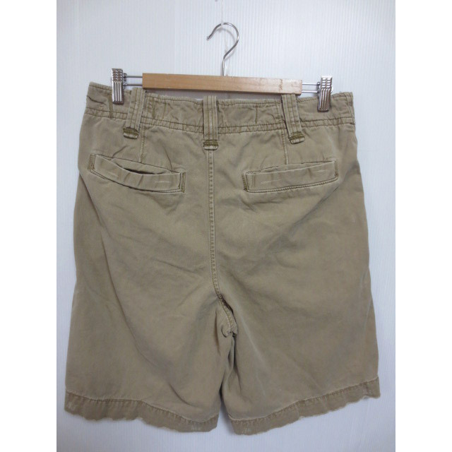 Hollister(ホリスター)の【中古】HOLLISTER/ホリスター USED加工 カーゴ ショートパンツ ベージュ系 【W32】【ショーツ】【膝丈】【アウトドアスタイル/OUTDOOR】【野外フェス】 メンズのスーツ(スラックス/スーツパンツ)の商品写真