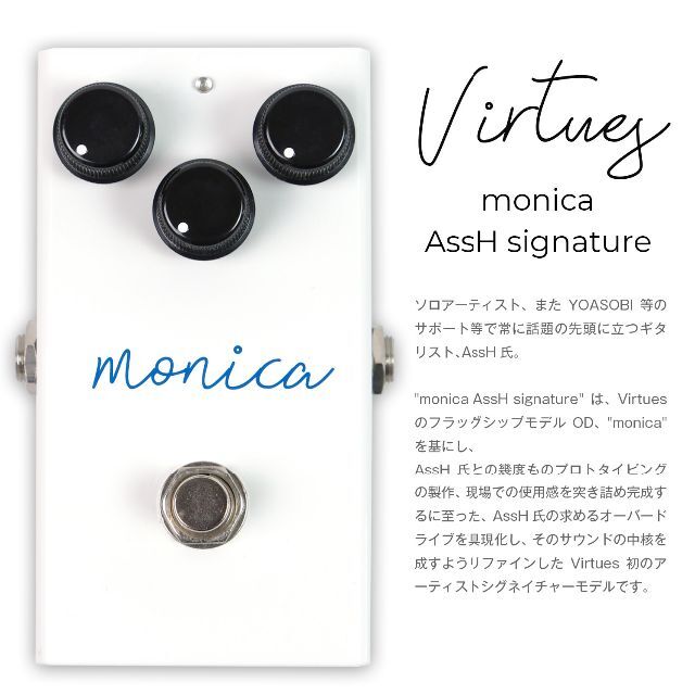 VIRTUES monica AssH signature国内正規品メーカー保証付