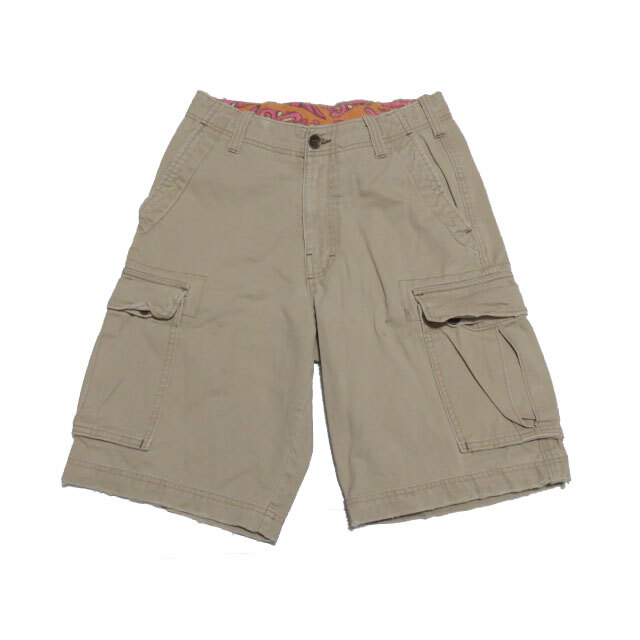 Hollister(ホリスター)の【中古】HOLLISTER/ホリスター USED加工 カーゴ ショートパンツ ベージュ系 【W30.5】【ショーツ】【膝丈】【アウトドアスタイル/OUTDOOR】【野外フェス】 メンズのスーツ(スラックス/スーツパンツ)の商品写真