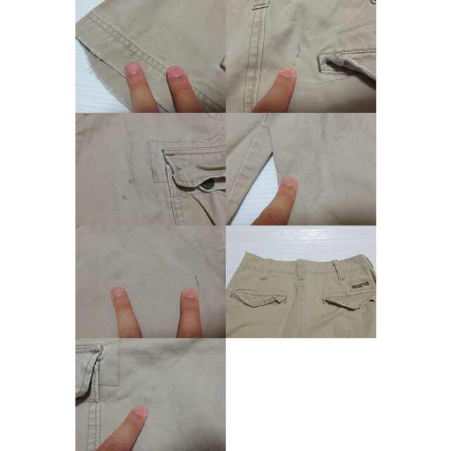 Hollister(ホリスター)の【中古】HOLLISTER/ホリスター USED加工 カーゴ ショートパンツ ベージュ系 【W30.5】【ショーツ】【膝丈】【アウトドアスタイル/OUTDOOR】【野外フェス】 メンズのスーツ(スラックス/スーツパンツ)の商品写真