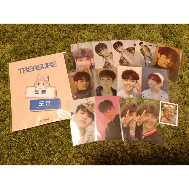 TREASURE(トレジャー)のTREASURE ドヨン ネームタグ トレカセット doyoung photo エンタメ/ホビーのCD(K-POP/アジア)の商品写真