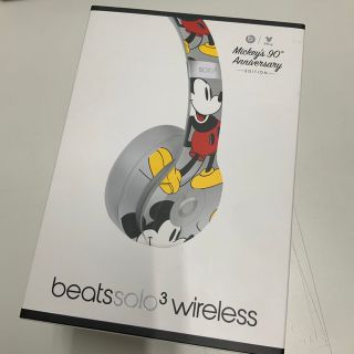 ビーツ(Beats)のBeats solo3 wireless ミッキーマウス　生誕90周年(ヘッドフォン/イヤフォン)