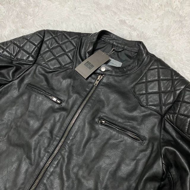 ✨未使用タグ付き✨ベッカム愛用 ボリーニ ライダースレザージャケット