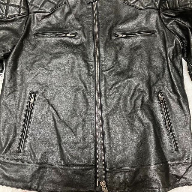 ✨未使用タグ付き✨ベッカム愛用 ボリーニ ライダースレザージャケット