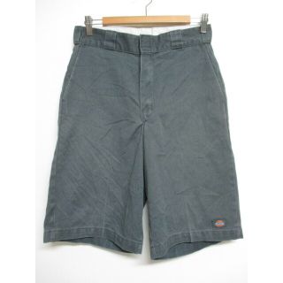 ディッキーズ(Dickies)のディッキーズ/Dickies ワーク ショートパンツ 無地 サイズ：W31 チャコールグレー 【ハーフパンツ】古着 【中古】(スラックス/スーツパンツ)