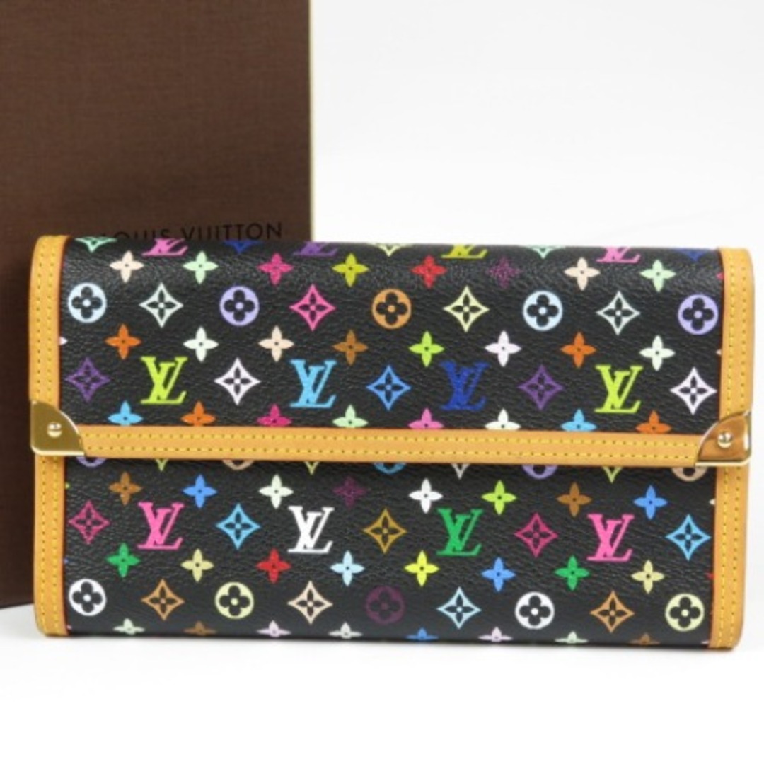 大人の上質 LOUIS VUITTON レディース【中古】 ノワール PVC/ヌメ革 長