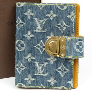ヴィトン(LOUIS VUITTON) 手帳(メンズ)(ブルー・ネイビー/青色系)の