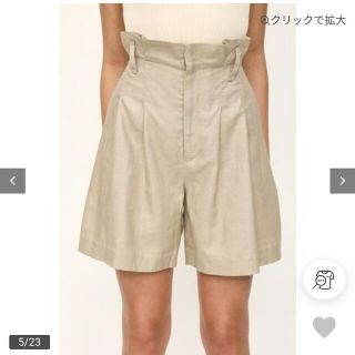 スライ(SLY)のLINEN BLEND WAIST TUCK ショートパンツ(ショートパンツ)