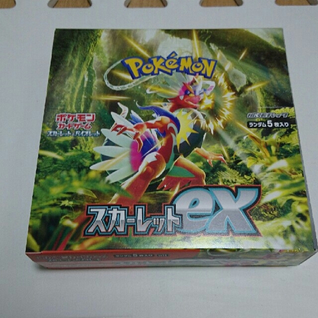 【新品未開封】ポケモンカード スカーレットex BOX シュリンクなしBox/デッキ/パック