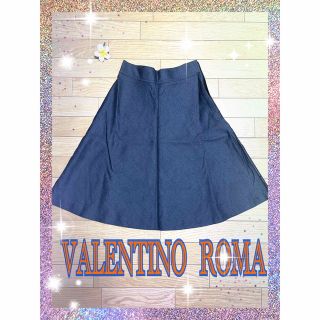 ボトムスス単品 553☆VALENTINO ROMA プリーツスカート レディース