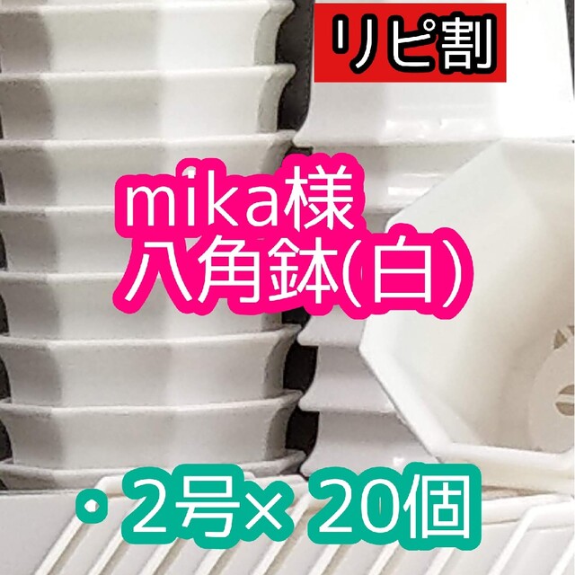 mika様 八角鉢 ハンドメイドのフラワー/ガーデン(プランター)の商品写真