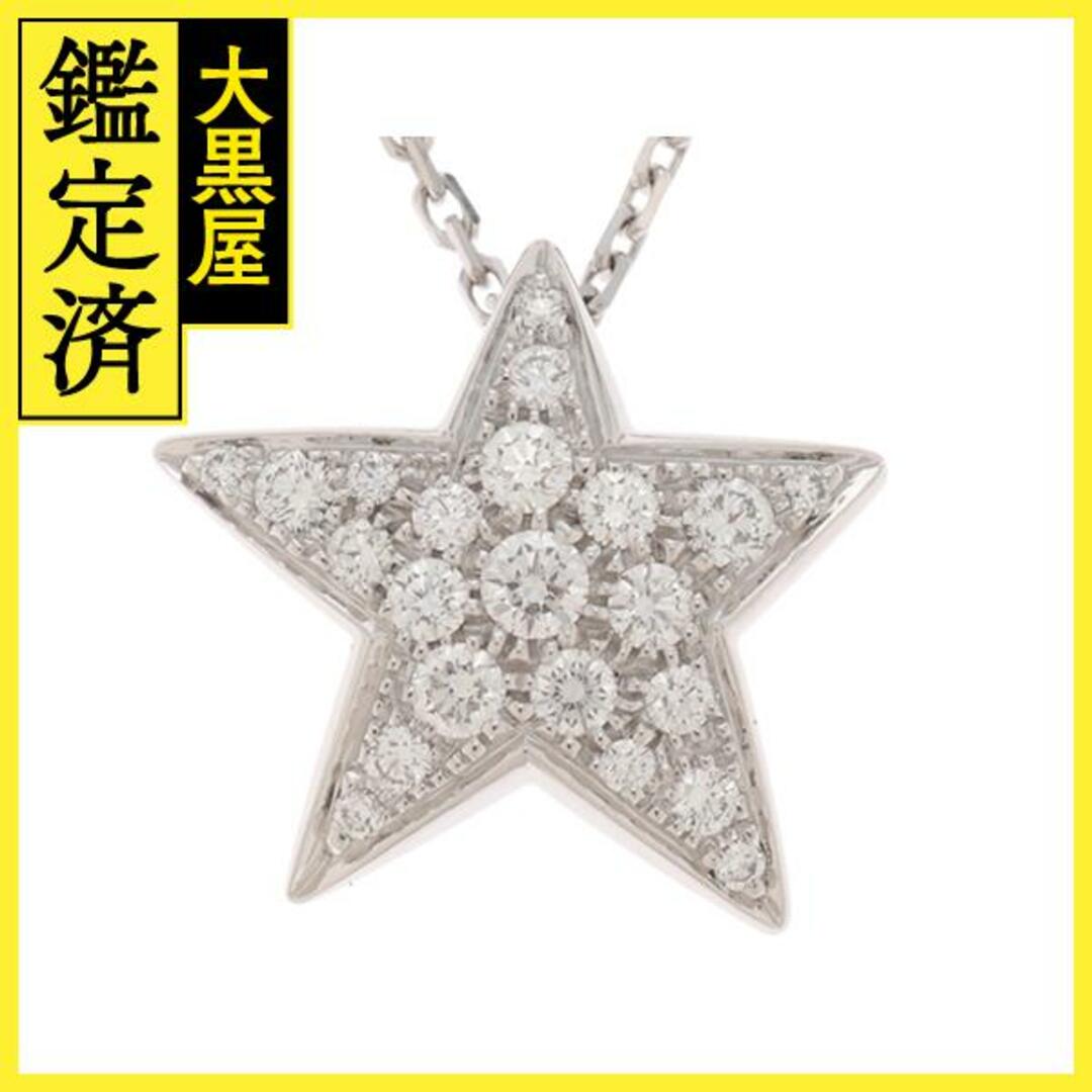 シャネル コメットネックレス K18WG ダイヤモンド J0869【431】アクセサリー