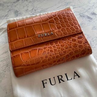 フルラ(Furla)の☆FURLA☆オレンジ型押し財布(財布)