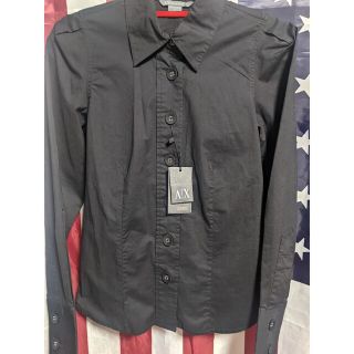 アルマーニエクスチェンジ(ARMANI EXCHANGE)の☆USA☆ARMANI EXCHANGEストレッチシャツ☆未使用タグ付☆(シャツ/ブラウス(長袖/七分))