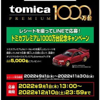 Takara Tomy - 未開封【お値下げ】トミカプレミアム1000万台記念