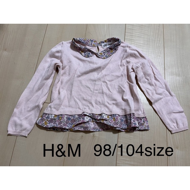 H&M(エイチアンドエム)のH＆M カットソー 104size キッズ/ベビー/マタニティのキッズ服女の子用(90cm~)(Tシャツ/カットソー)の商品写真