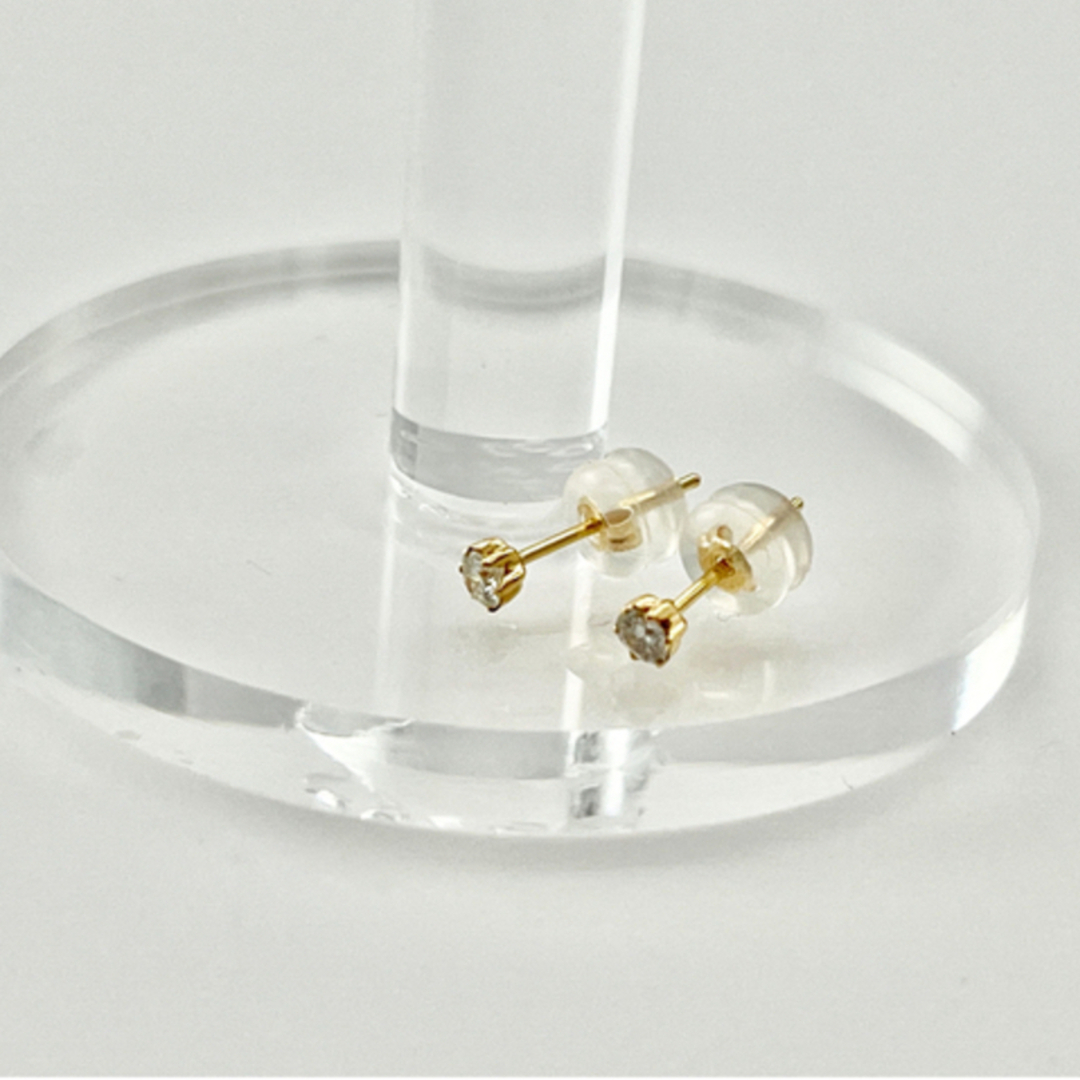 ❗️K18YG枠 0.06ct × 2 ダイヤモンド ピアス eftposaccess.com.au
