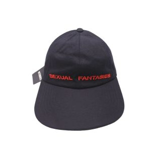極美品 VETEMENTS ヴェトモン Sexual Fantasies キャップ ブラック