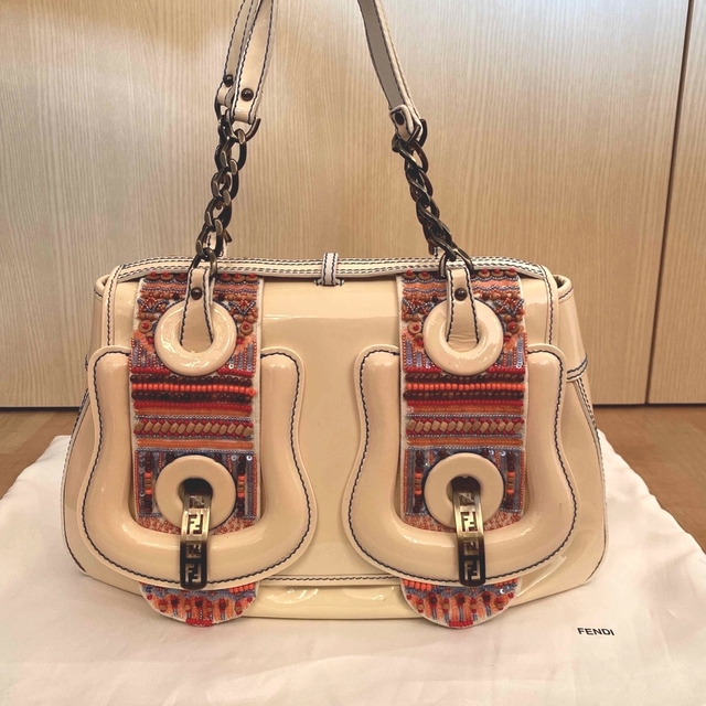 FENDI フェンディ 美品 ビーズビジューバッグ