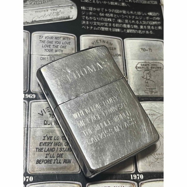 ベトナムZIPPO】本物 1967年製ベトナムジッポー「ヌードラヴァーズ