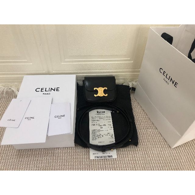 定番のお歳暮 celine - celine ミニトリオンフ ショルダーバッグ - www