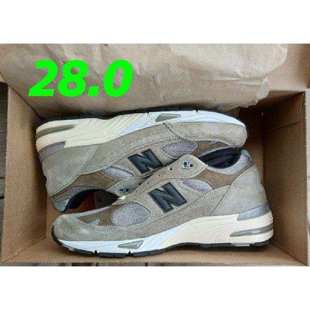 最安値級価格 New 28.0 991 Balance New x JJJJound 新品未使用