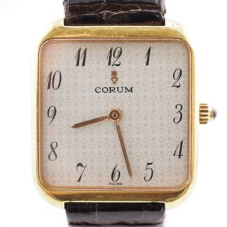 コルム(CORUM)のコルム CORUM 腕時計
 K18 手巻き 57481 ブラウン(腕時計(アナログ))