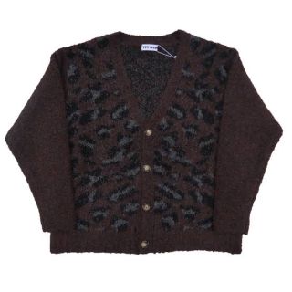 ティー(TTT_MSW)のTTT_MSW  Leopard Knit Cardigan 22aw(カーディガン)