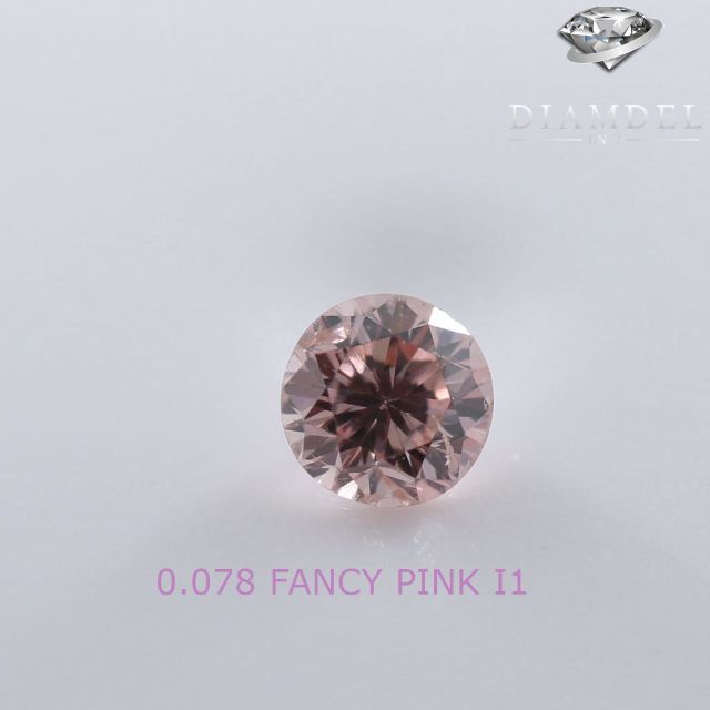 ピンクダイヤモンドルース/ F.PINK/ 0.078 ct.