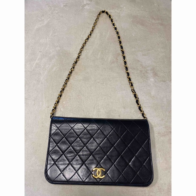 CHANEL シャネル ショルダーバッグ  チェーン ウォレット レッド ラムスキン 14302849 美品  49364