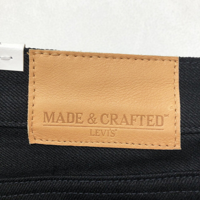 Euro Levi's MADE&CRAFTED TACK SLIM ユーロ リーバイス メイドアンドクラフテッド スリム ストレート リジッド デニムパンツ ブラック　size(表記)：32×34 【05081-0211】【新品】levis 新品 8