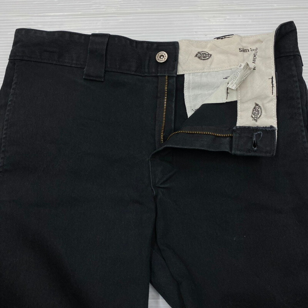 Dickies(ディッキーズ)のディッキーズ Dickies スキニーパンツ 無地 サイズ：W33 L31 カラー：ブラックslim skinny 古着 【中古】 メンズのスーツ(スラックス/スーツパンツ)の商品写真