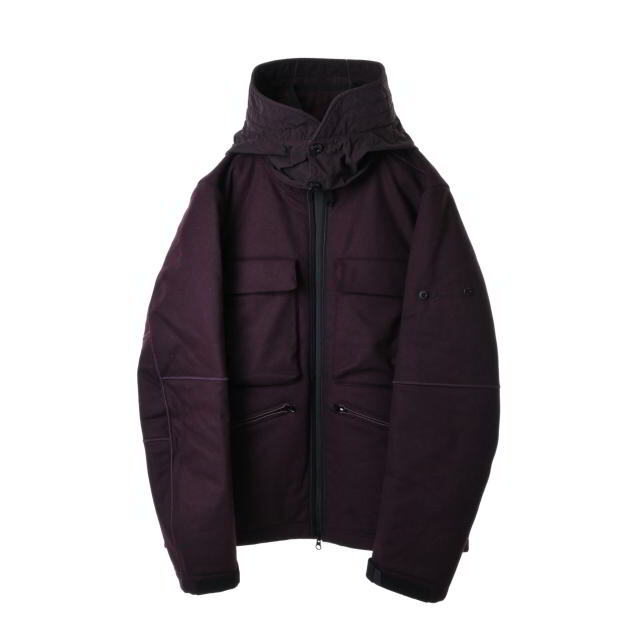 STONE ISLAND ストレッチ フード ジップアップ ブルゾンフード汚れありパッチ欠品