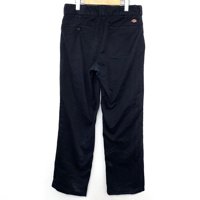 Dickies(ディッキーズ)のディッキーズ Dickies 874 ワークパンツ チノパンツ 無地 サイズ：W32 L30 カラー：ブラック古着 【中古】 メンズのスーツ(スラックス/スーツパンツ)の商品写真