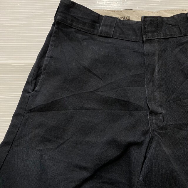 Dickies(ディッキーズ)のディッキーズ Dickies 874 ワークパンツ チノパンツ 無地 サイズ：W32 L30 カラー：ブラック古着 【中古】 メンズのスーツ(スラックス/スーツパンツ)の商品写真