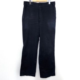 ディッキーズ(Dickies)のディッキーズ Dickies 874 ワークパンツ チノパンツ 無地 サイズ：W32 L30 カラー：ブラック古着 【中古】(スラックス/スーツパンツ)