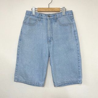 ゲス(GUESS)の90's ゲス ジーンズ GUESS JEANS デニム ショートパンツ 色落ち MADE IN USA サイズ：W30 インディゴ 【中古】(スラックス/スーツパンツ)