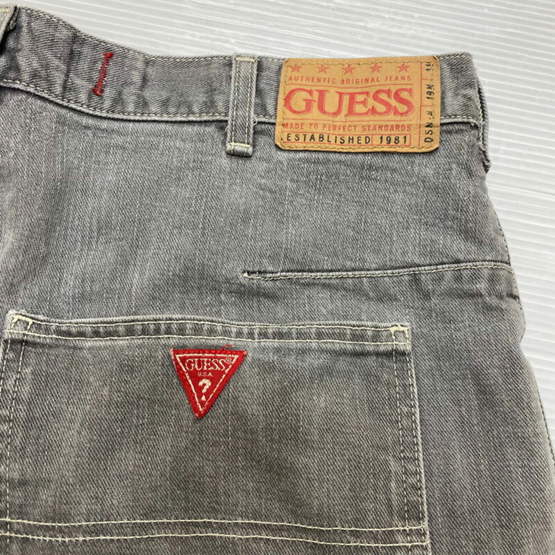 ゲス ジーンズ GUESS JEANS デニム ショートパンツ サイズ：W39 ブラック 【中古】