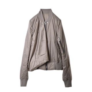 リックオウエンス(Rick Owens)のRick Owens ドレープ ジップ ボンバー ジャケット(ブルゾン)