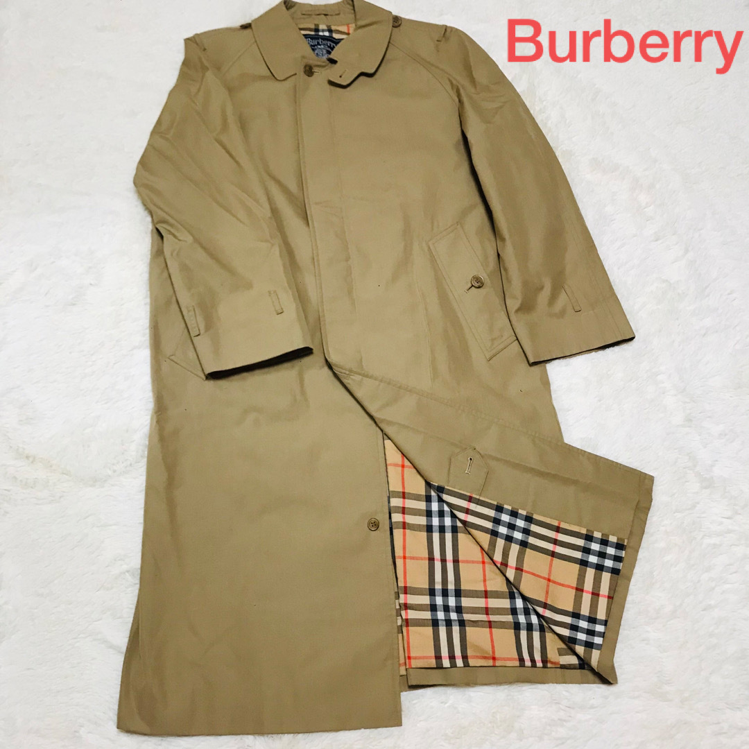 BURBERRY - バーバリー トレンチコート 比翼仕立 ステンカラー ノバ