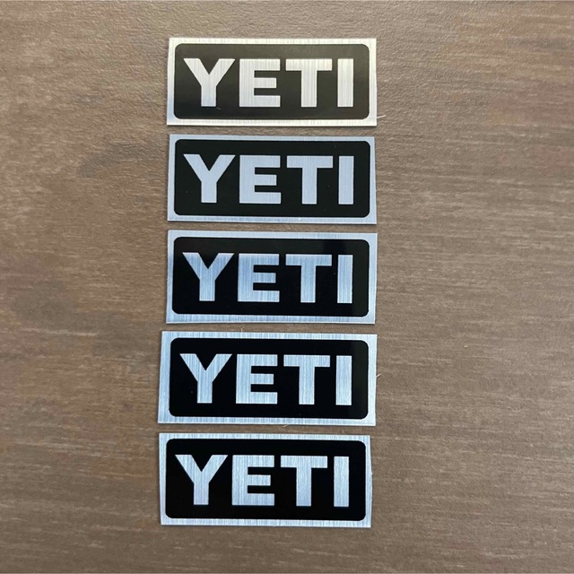 YETI風クーラーボックス型シール　WETI 4枚セットん