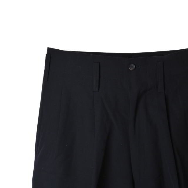 Yohji Yamamoto ツータック ウール スラックス パンツ