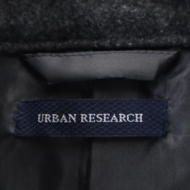 URBAN RESEARCH(アーバンリサーチ)のアーバンリサーチ 日本製 ウールブレンド ピー コート L グレー URBAN RESEARCH レディース 【中古】  【230217】 レディースのジャケット/アウター(ロングコート)の商品写真