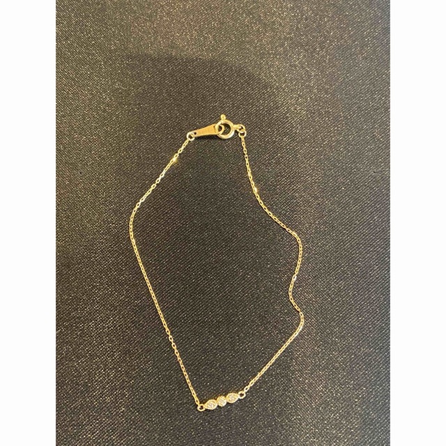 【極美品】agate アガット ブレスレット K18 3粒ダイヤ | フリマアプリ ラクマ