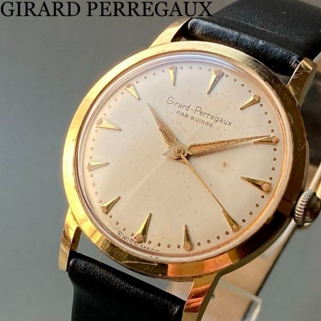 GIRARD-PERREGAUX - 【動作良好】ジラールペルゴ アンティーク 腕時計 1960年 メンズ 手巻き