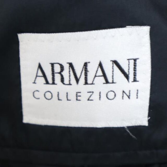 アルマーニ スーツ 上下セットアップ ストライプ柄 テーラードジャケット 黒系 ARMANI COLLEZIONI  イタリア製 メンズ   【230217】 7