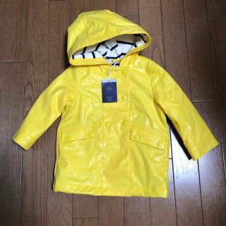 ベビーギャップ(babyGAP)のベビーギャップ　レインジャケット　イエロー　18-24m(ジャケット/コート)