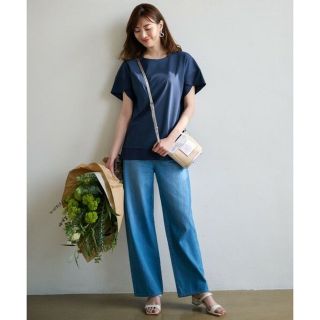 ニジュウサンク(23区)の23区DENIM ライトオンス デニム ワイド パンツ 23区(デニム/ジーンズ)