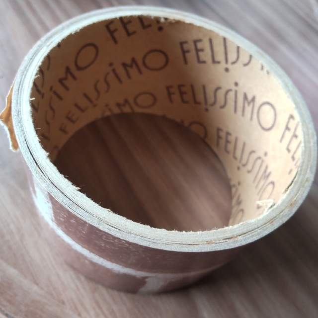 FELISSIMO(フェリシモ)のフェリシモ🧱レンガ柄になるガムテープ(ベージュ系) ハンドメイドの素材/材料(その他)の商品写真