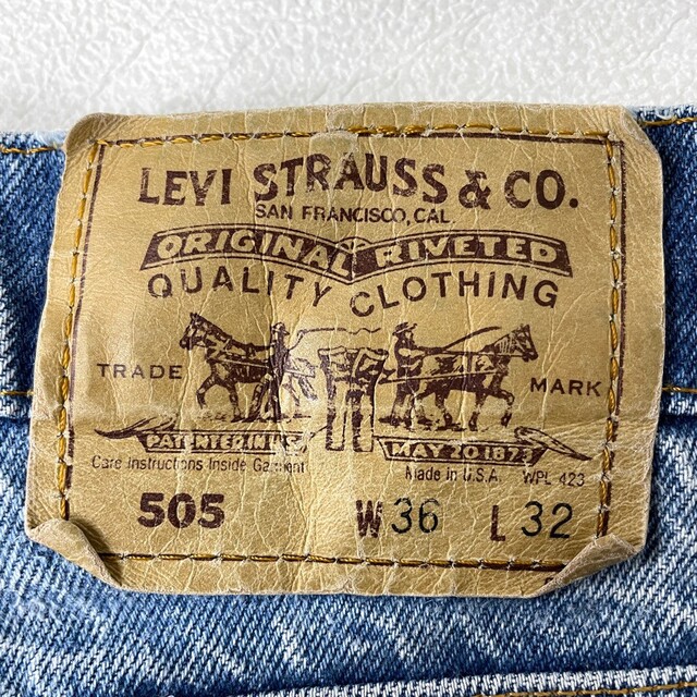 Levi's - リーバイス Levi's 505 デニム パンツ テーパード 色落ち
